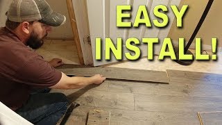 How to Install Laminate Flooring  Easy Step By Step Instructions [upl. by Jasik]