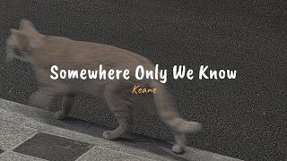 Keane  Somewhere Only We Know speed up reverb  lyrics [upl. by Eelyrag]