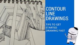 Lesson 4 Contour Line Drawings [upl. by Aisan]