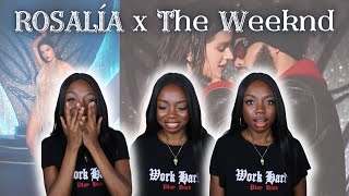 ROSALÍA  LA FAMA Official Video ft The Weeknd  REACTION [upl. by Aday]