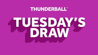 The National Lottery Thunderball draw results from Tuesday 30 January 2024 [upl. by Ennayd498]