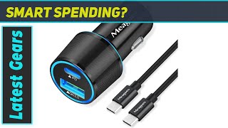 Meagoes USB C Car Charger Review  Fast Charging for iPhone 15 Pro MaxSamsung Galaxy S23S22S21 [upl. by Oleta358]