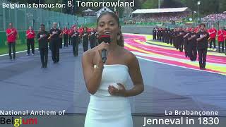 F1 Spa Francorchamps 2024  National Anthem of Belgium Performed By Alyah Lukunku [upl. by Ebner]