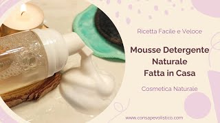 Mousse Detergente Viso Fai da Te  Ricetta facile e veloce [upl. by Dry]