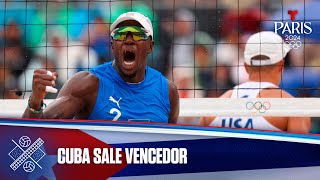 Cuba vence a USA en voleibol playa  Juegos Olímpicos París 2024  Telemundo Deportes [upl. by Warfourd347]