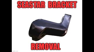 SeaStar Hydraulic Steering  Removing Stuck Brackets  DIY Puller Attachment [upl. by Assenab587]