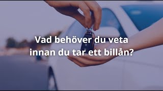 Billån med lägst ränta Tips och råd [upl. by Cumings518]