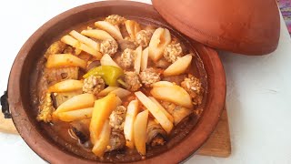 طاجين دنجال بالكفتة البگري 🍲🍽️ [upl. by Reinhard840]