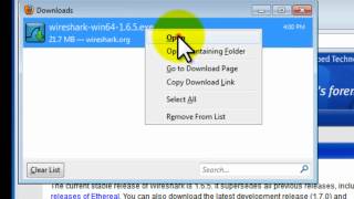 How to install Wireshark on Windows 7 [upl. by Manley326]