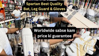 Spartan Best Quality Bat Leg Guard amp Gloves  Worldwide Price Ki Gaurantee  CONTACT US 9991957070 [upl. by Joselyn554]