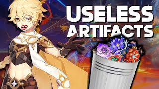 Genshin Impact  6 Artifacts Sets that No One Uses [upl. by Driskill]