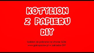 Kotylion z papieru DIY [upl. by Aligna264]