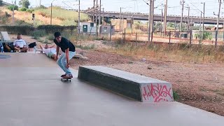 Boas Vibes  Campolide Skatepark review and NEW TRICK [upl. by Marisa94]