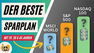 Wie würde ich mit 20 30 amp 40 Jahren investieren  Wieviel in Was amp Wann KONKRETE Zahlen [upl. by Jervis]