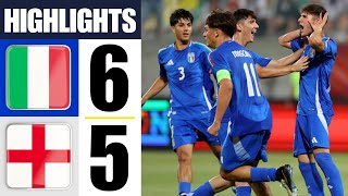 Italy vs England  Highlights amp Penalty Shootout  U17 European Championship QuarterFinal 30052024 [upl. by Amero]