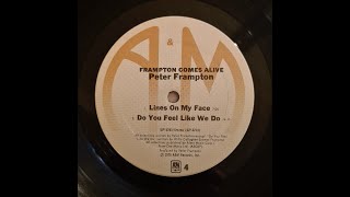 Peter Frampton  Do You Feel Like We Do Live  Vinyl record [upl. by Anehsak]