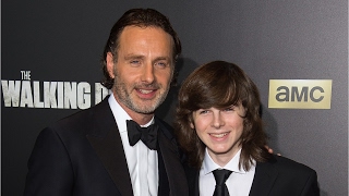 Andrew Lincoln Pops In For Chandler Riggs Graduation Party [upl. by Blaine]