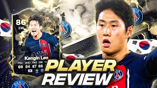 86 THUNDERSTRUCK KANGIN LEE SBC PLAYER REVIEW EAFC 24 ULTIMATE TEAM [upl. by Arsi844]