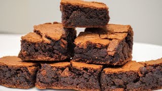 Chewy Fudgy Brownies Recipe Chocolate Brownies without Cocoa Powder Chewy Chocolate Brownie Recipe [upl. by Arodoeht]