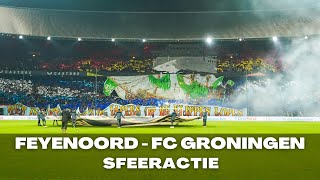 Sfeeractie Feyenoord  FC Groningen halve finale KNVB beker [upl. by Amada]