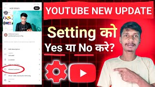 Altered Content Setting Kya Hai yes or no  Youtube new update today [upl. by Jacquetta]