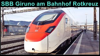 Switzerland Stadler Rail  Ankunft und Abfahrt eines SBB RABe 501 Giruno am Bahnhof in Rotkreuz [upl. by Amle]