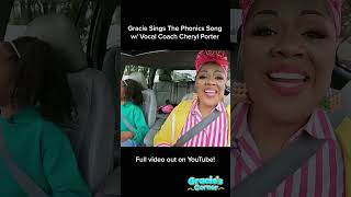 The Real Gracie Sings Phonics Song with CherylPorterVocalCoach shorts [upl. by Victoir250]