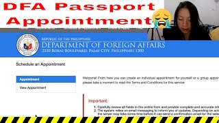 How to book an appointment on DFA Philippines online for passport renewal [upl. by Acinod]