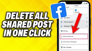 How To Delete All Shared Post On Facebook In One Click 2024 [upl. by Geno]