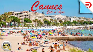 Cannes  France  Exploring The Cote d Azur Holiday Resort  4K  UHD [upl. by Noraed]