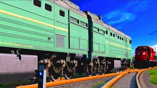 ❤Train Derailments STREAM 91 beamng [upl. by Dralliw]