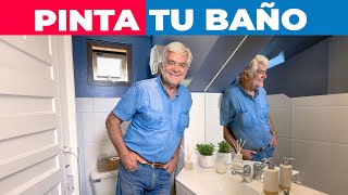 Cómo transformar tu baño de visitas con pintura [upl. by Zanlog]