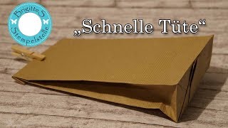 Schnelle Tüte basteln [upl. by Haswell]