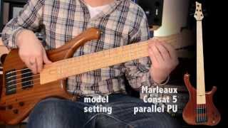 bass comparison  marleaux  xotic  fender  godin  musicman sterling [upl. by Lizabeth860]