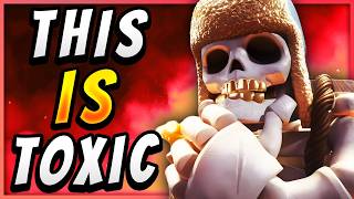 CLONE amp CONQUER NO SKILL GIANT SKELETON DECK DESTROYS CLASH ROYALE [upl. by Ihcehcu]