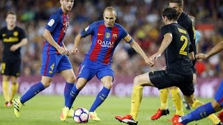 Andres Iniesta vs Atletico Madrid Home HD 1080i 21092016 FC Barcelona vs Atletico Madrid [upl. by Ramah]