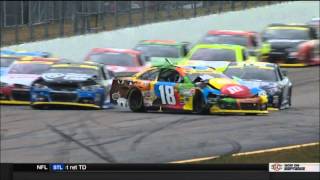 2014 Sylvania 300  Kyle Busch Crash [upl. by Aitnauq505]