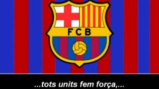 Himne del FC Barcelona Lletra  Himno de FC Barcelona Letra [upl. by Shanie]