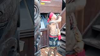 Panglima jilah kerasukan roh leluhur saat berdoa dengan bahasa Dayak Kanayatn shortvideo shorts [upl. by Aihsel]