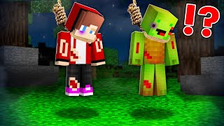 Why Hung JJ and Mikey in Minecraft Challenge  Maizen JJ and Mikey [upl. by Inigo281]