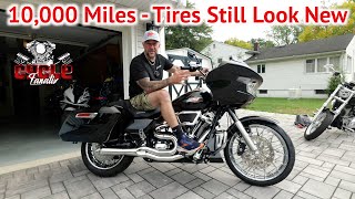 10000 Miles on Michelin Commander 3 Touring Tires cyclefanatix michelintires harleydavidson [upl. by Caspar]