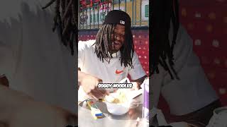 Zoe Osama Makes a Spread on a BUDGET cornerstorebrunch rapper challenge [upl. by Miehar]