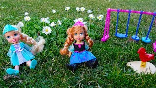 Elsa and Anna toddlers spring picnic [upl. by Nommad673]