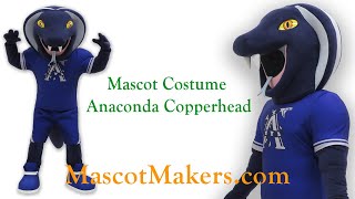 Anaconda Mascot Costume for High School Copperheads MT USA [upl. by Anna-Diane632]