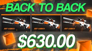 I HIT BACK TO BACK TO BACK MAX ITEMS on CLASHGG  CSGO Gambling [upl. by Bette321]