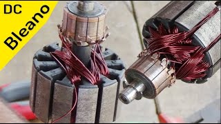 rewinding armature on dc motor [upl. by Fortin]