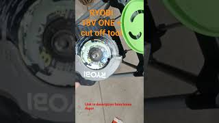 Ryobi 3 inch cut off tool quick review diy homedepot ryobi tools [upl. by Harim]