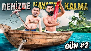 DENİZİN ORTASINDA HAYATTA KALMA  2 GÜN [upl. by Ayotnom147]