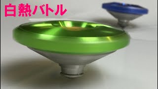 組み立て式 精密金属コマ メカベー ＜火花散るバトル 02＞ Precision metal spinning top Mechabey quotBattle on the Battle Ringquot [upl. by Willner402]