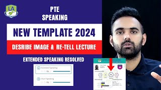 PTE Speaking New Template for Describe Image amp Retell Lecture  Extended Speaking Resolved [upl. by Notlit433]